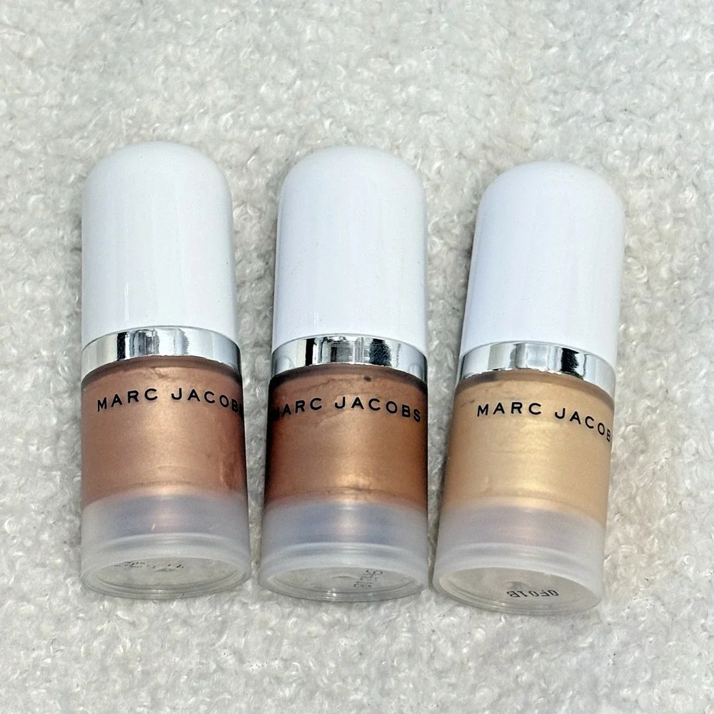 Marc‎ Jacobs DEW DROPS Coconut Gel Highlighter Set Of 3 TRAVEL SIZE 5ml/0.17oz